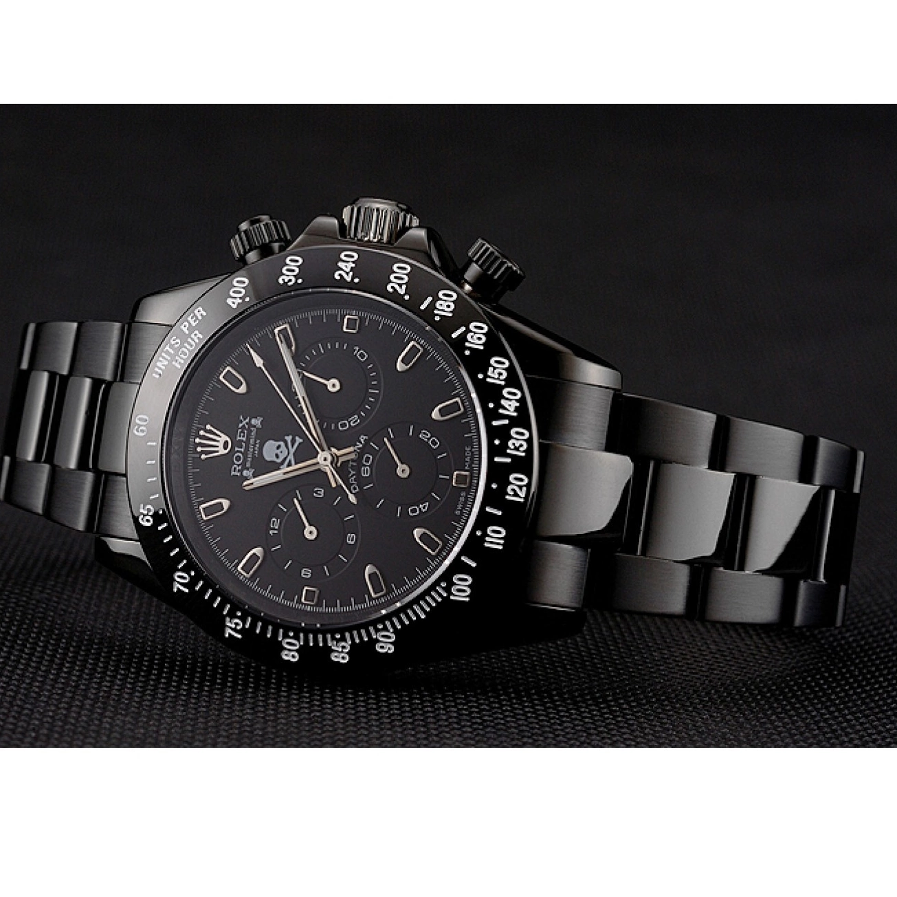 Aaa replica watch Daytona Black Japan Rolex 1454023 Mastermind 0820